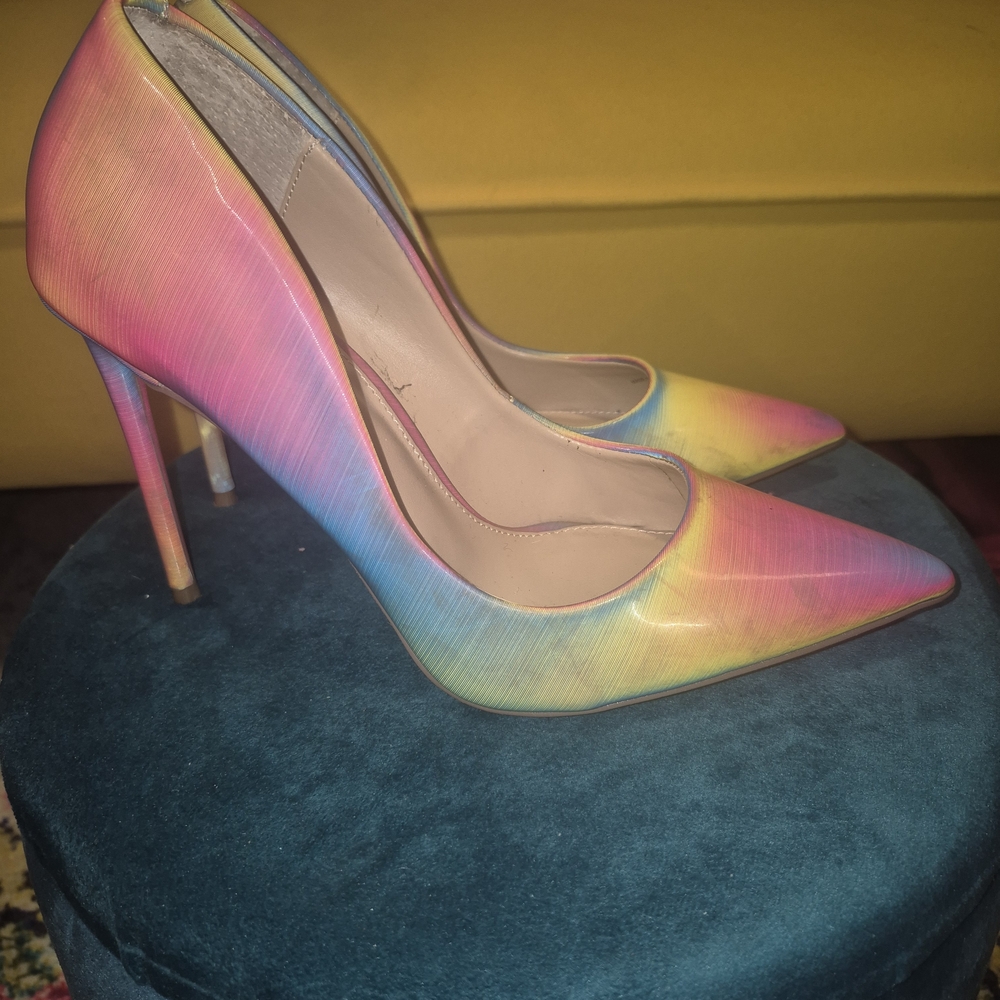 Rainbow Stiletto Heels